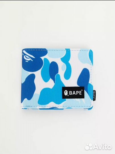 Кошелек Bape синий оригинальный