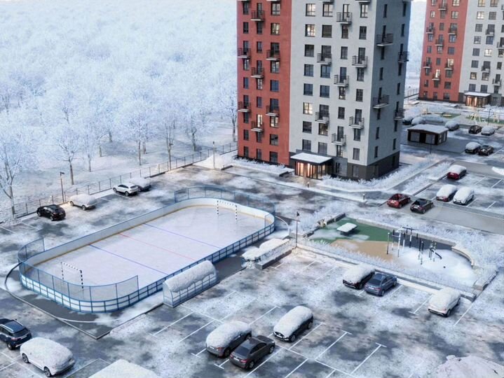 2-к. квартира, 48,3 м², 1/16 эт.