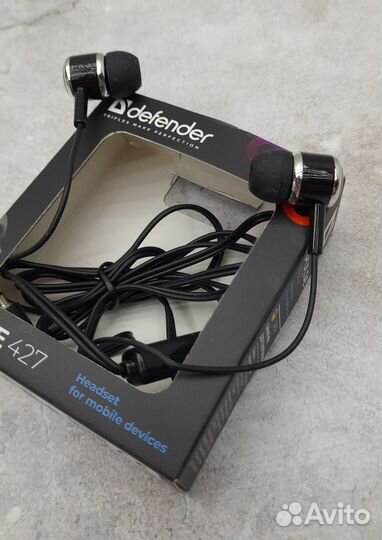 Наушники проводные Defender новые