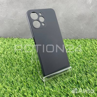 Чехол на Xiaomi Redmi 12 4G Silicone Case (черный)