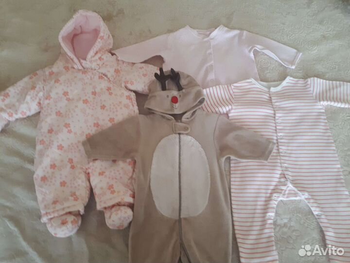 Детские вещи для новорожненной