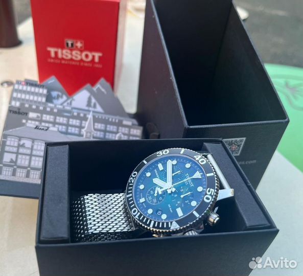 Продам шикарные Хронограф Tissot SeaStar Оригинал