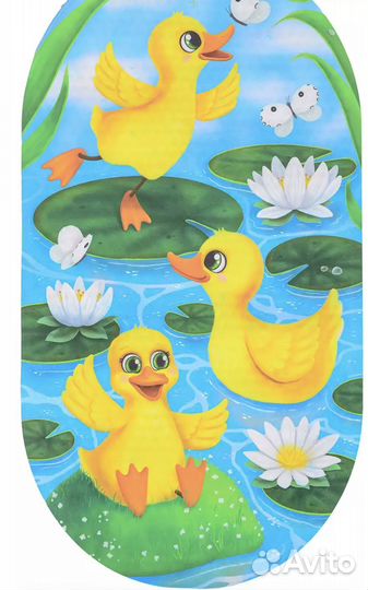 Противоскользящий коврик в ванну