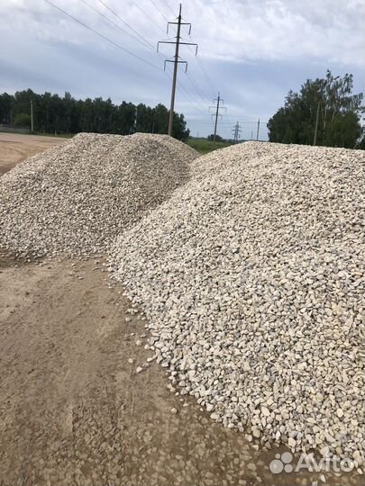 Щебень песок