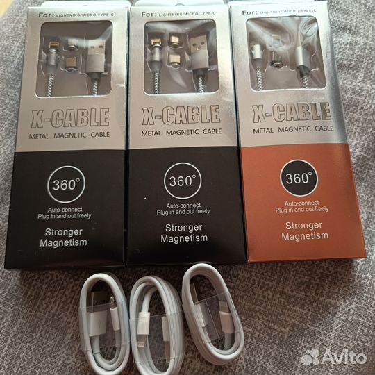 iPhone кабель 3шт+ X-Cable 3шт