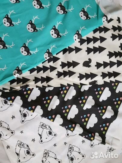 Отрезы тканей. Детский 100 органический хлопок