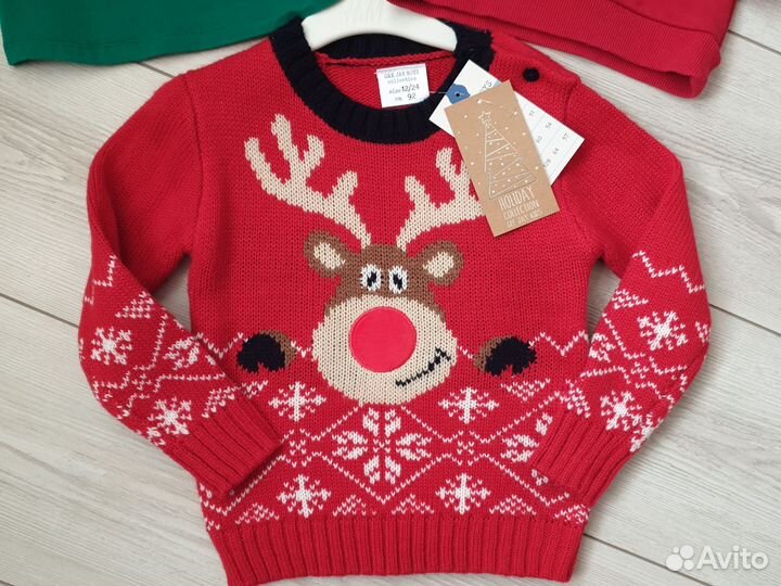 Новогодние свитерки и ковточка