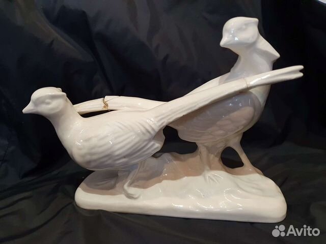 Голуби, фарфор