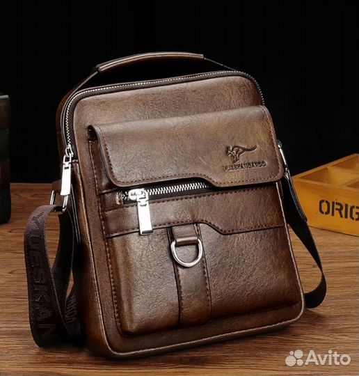Мужская кожаная сумка