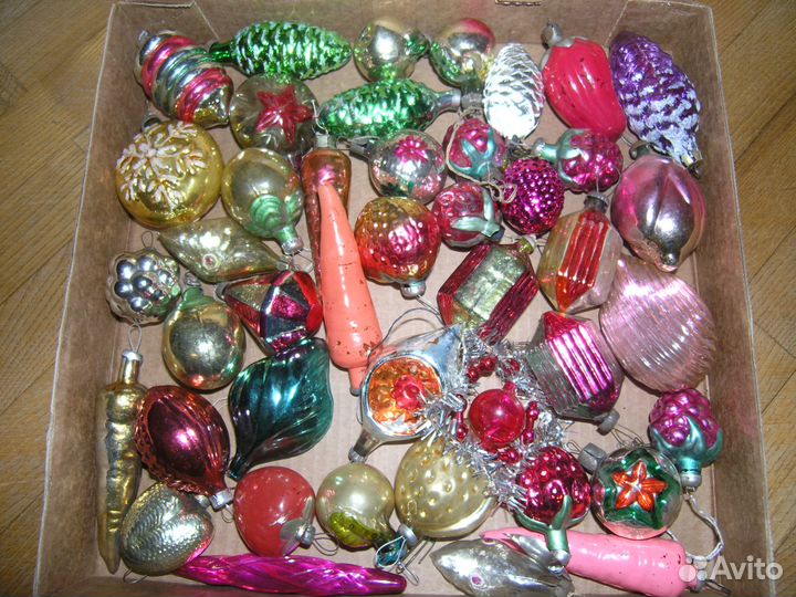 Ёлочные игрушки, украшения СССР, гдр