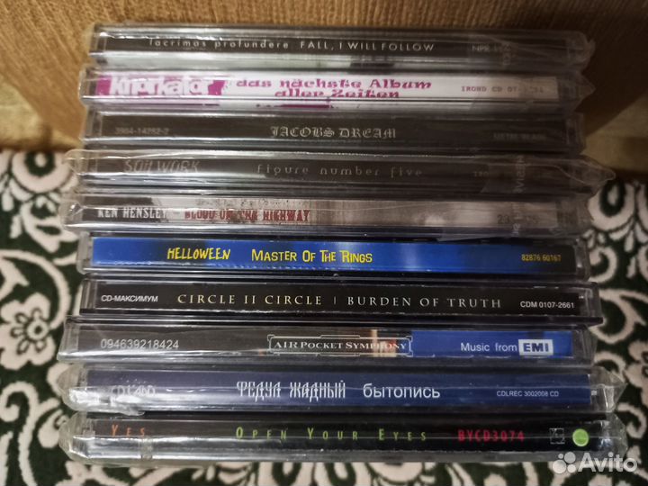 CD диски лицензия. Рок, металл, электроника, поп