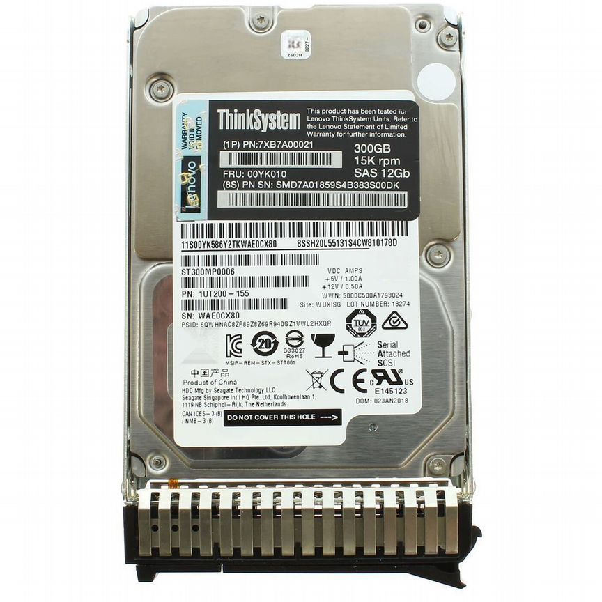 [7XB7A00021] Жесткий Диск Lenovo 300gb Sas 2,5" Hdd 7xb7a00021