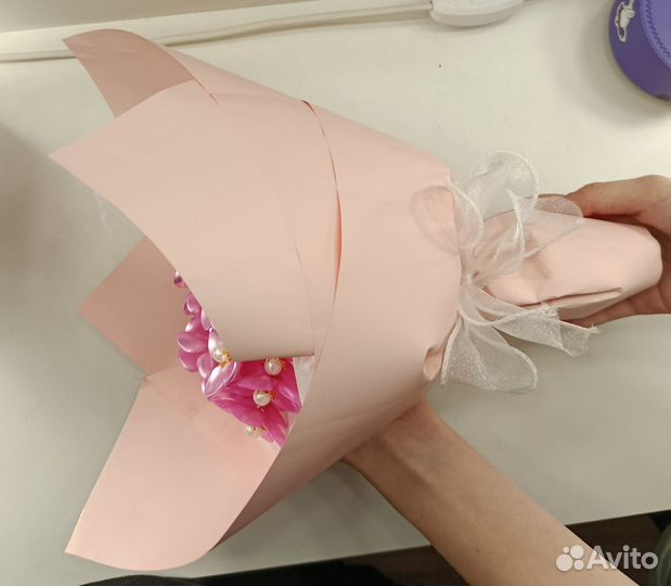 Букет цветов самодельный