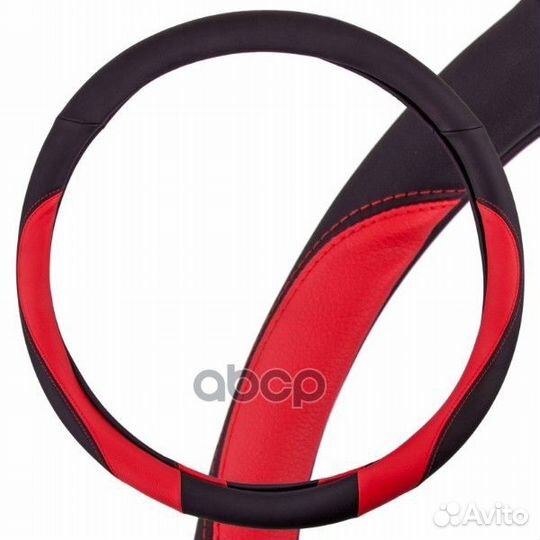 Оплетка skyway Combo-6 L Черно/Красная экокожа