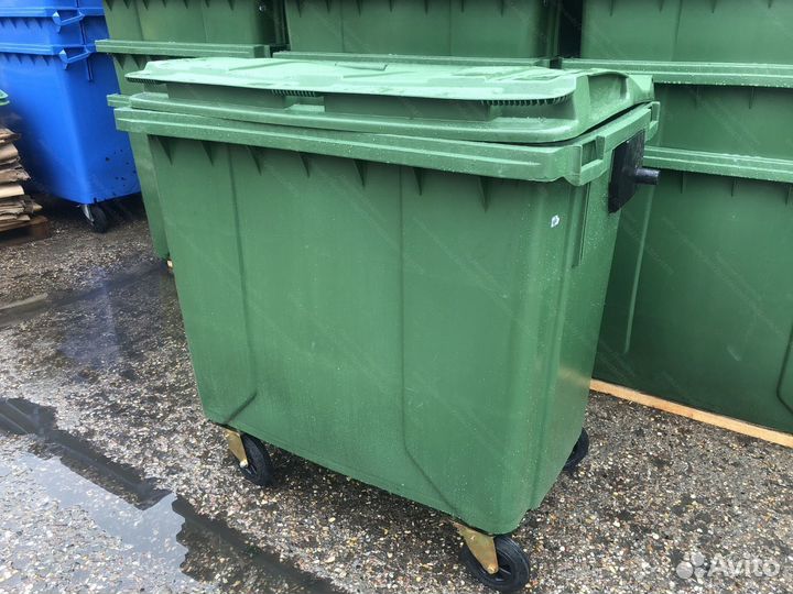 Мусорный бак пластиковый 770л GC-4157