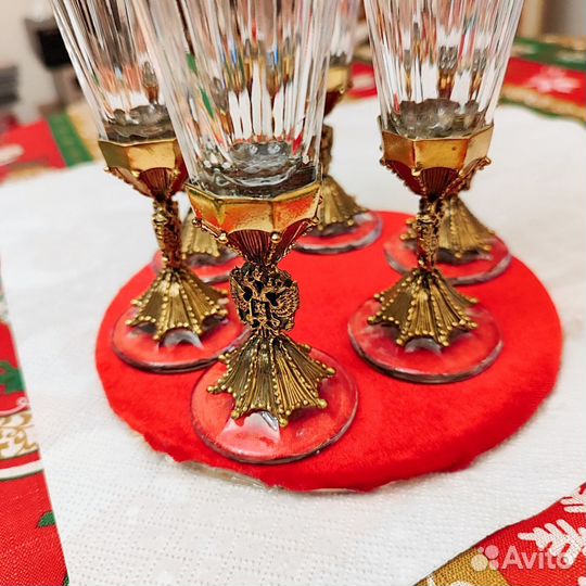 Набор рюмок (лафитники) с гербом России