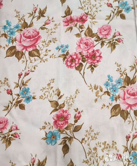 Отрезы тканей СССР: ситец, батист, поплин, сатин