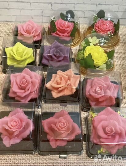 Цветы из мыла