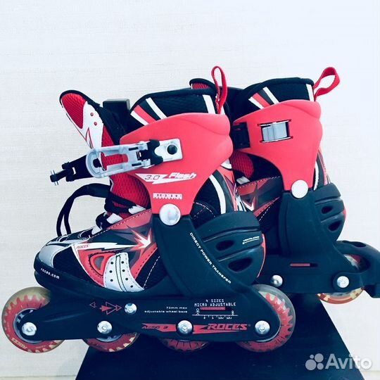 Новые Коньки раздвижные роликовые Roces Flash 3.0