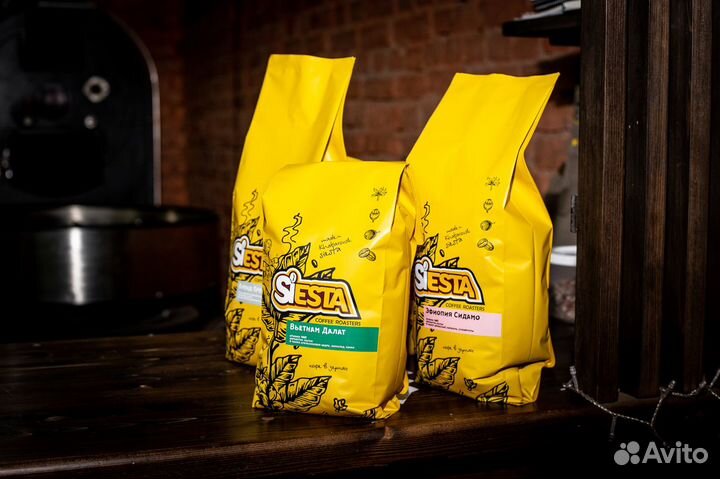 Кофе в зернах. Свежая обжарка