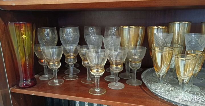 Рюмки, фужеры, стаканы