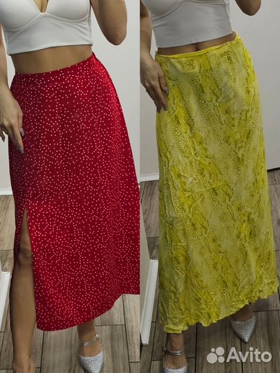 Юбка женская летняя миди 42 44