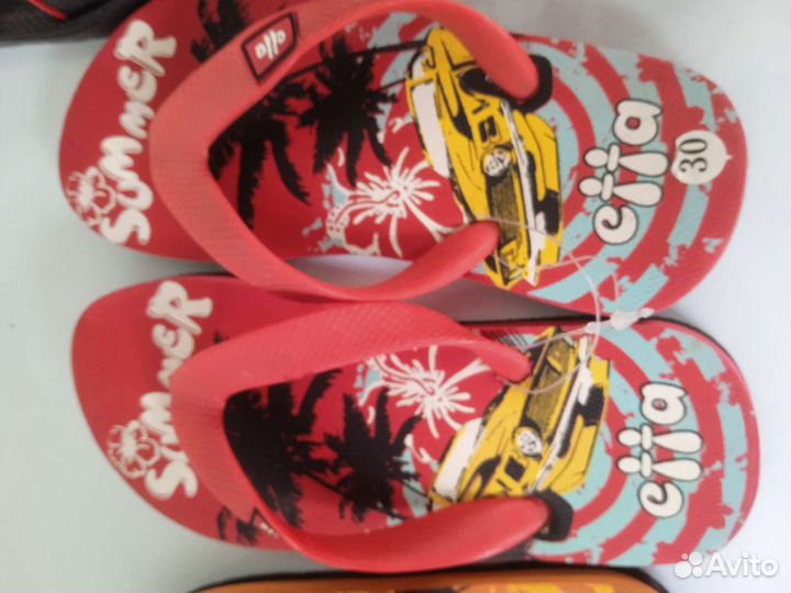 Детские шлепанцы, новые