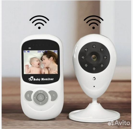 Радионяня беспроводная, с ночным видением