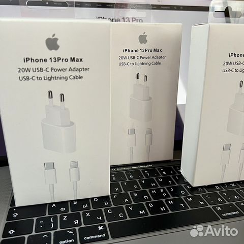 Зарядный блок iPhone 20w + кабель
