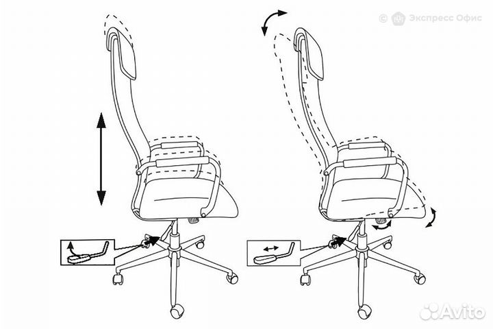 Кресло для руководителя Бюрократ KB-9N/ECO/OR-12