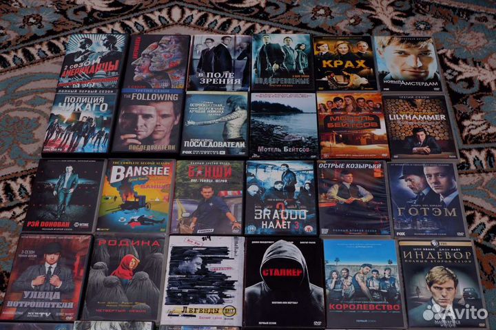DVD коллекция сериалов дисков