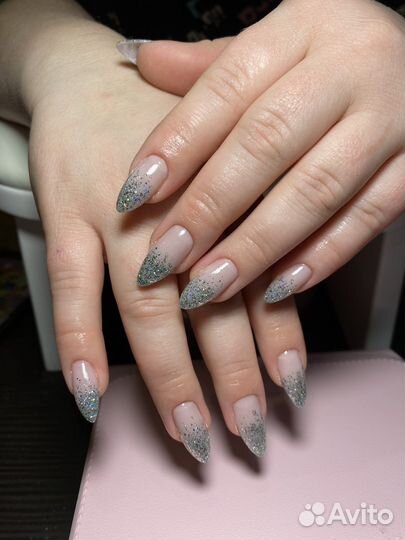 Маникюр на дому, Наращивание, гель лак