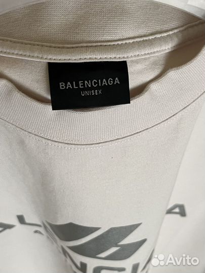 Футболка Balenciaga ActiveWear Белая