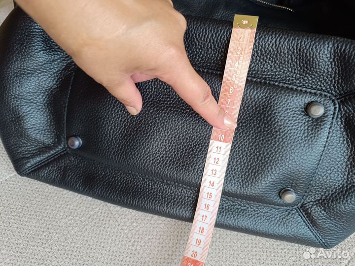 Сумка женская натуральная кожа черная