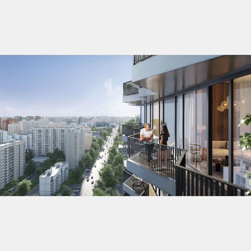 2-к. апартаменты, 54 м², 18/29 эт.