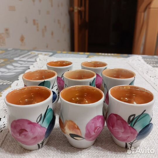 Рюмки/стопки винный набор Дулево Агашки, посуда