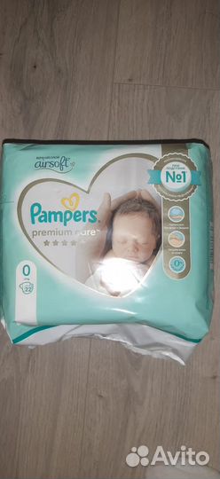 Подгузники Pampers premium care