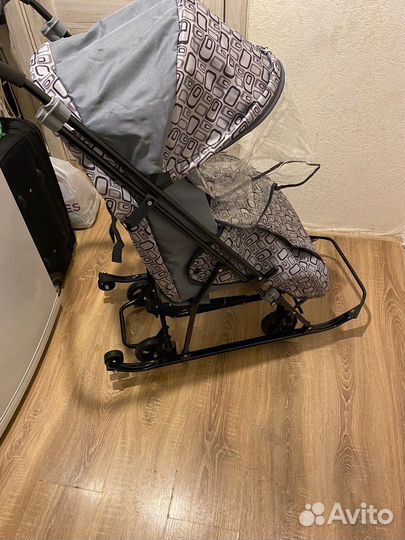 Детские санки коляска