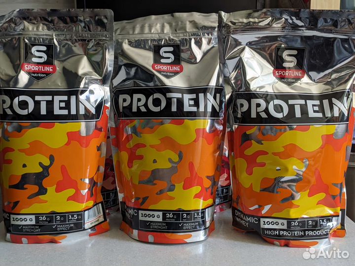 Протеин Dynamic Whey Protein от Sportline, 1 кг