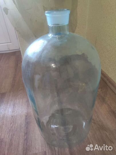 Бутылка стеклянная 25 литров