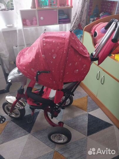 Детский велосипед с ручкой бу