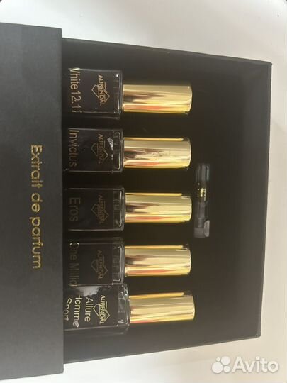 Пробники духов мужские 5 шт + 1 в подарок