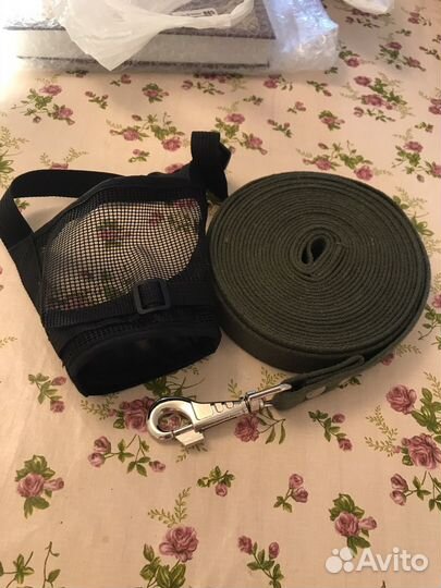 Намордник и поводок для собак
