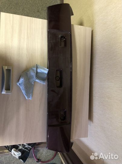 Накладка переднего бампера калина 2