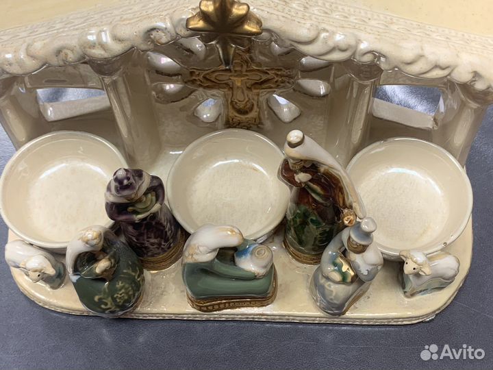 Статуэтка фарфор вертеп рождество. раритет