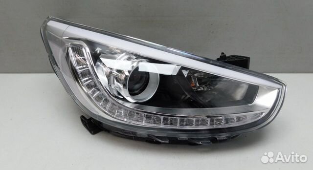 Фара правая Hyundai Solaris 2012-2014 с дхо