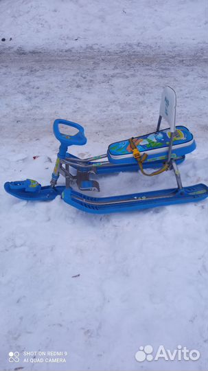 Детский снегокат бу