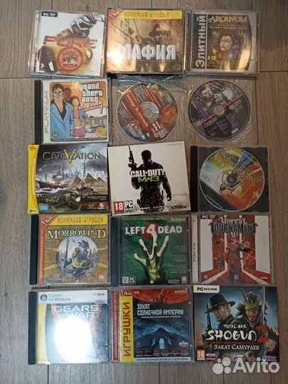Компьютерные игры на дисках
