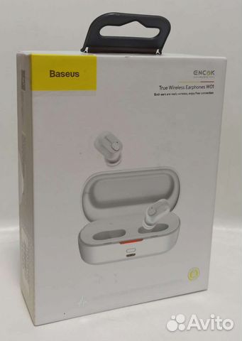Беспроводные наушники Baseus Encok Earphones W01