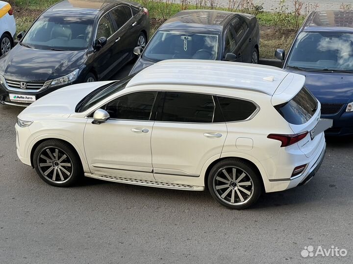 Hyundai Santa Fe 2.0 AT, 2019, 64 000 км